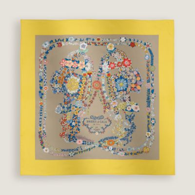 Brides de Gala en Fleurs scarf 90 | Hermès USA Brides de Gala en Fleurs scarf 90 | Hermès USA